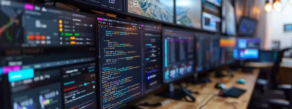 un écran d'ordinateur affichant une multitude de plugins wordpress, allant de yoast seo à wp rocket, avec des outils d'analyse détaillés à l'écran.